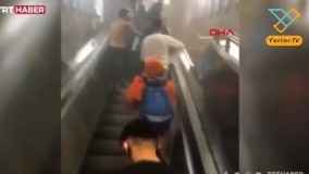 آتش‌سوزی در مترو؛ ترس و وحشت مسافرین