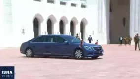 استقبال سطح بالای سلطان‌ عمان از رئیس‌ جمهور ایران