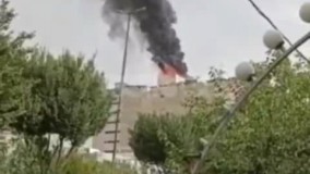 آتش سوزى مهيب در برج نگين فرديس