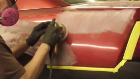 صافکاری-آموزش رایگان صافکاری خودرو-سمباده کشی با دستگاه