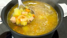 طرزتهیه سوپ خوشمزه دریایی - غذاهای دریایی -  غذای سریع