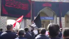 حرکت کارکنان اداری آستان قدس برای غبارروبی حرم مطهر