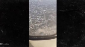 لحظه هولناک سقوط هواپیمای نپالی از دوربین یکی از مسافران