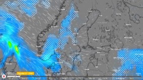 طوفان بزرگ برفی استکهلم را درنوردید خودروها و خیابان ها در سوئد ناپدید شدند !
