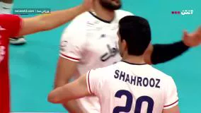 خلاصه والیبال ایران 3 -1 قطر
