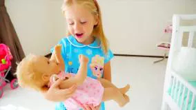 ماجراهای ناستیا و بابایی - لالایی ناستیا برای بچه عروسک