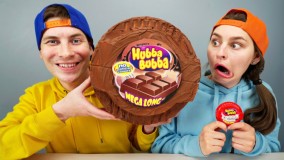 چالش غذایی: آدامس حبابی شکلاتی بزرگ