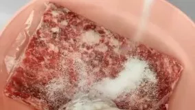 باز کردن سریع یخ گوشت