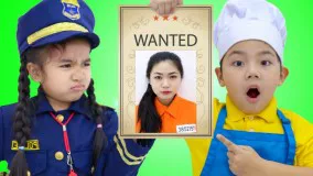 برنامه کودک آنی: بازی خنده دار بچه ها در داستان پلیس