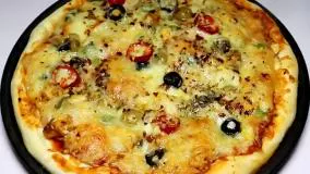 دستور پخت پیتزا مرغ - پیتزا سالم و خوشمزه