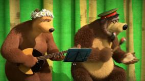 انیمیشن ماشا و آقا خرسه - گیتار زن