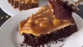 دستور پخت کیک شکلاتی کاراملی
