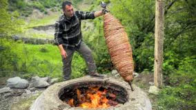 آشپزی در طبیعت - کباب ترکی