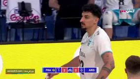 خلاصه والیبال آرژانتین 3-1 فرانسه
