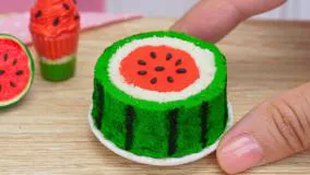 کیک هندوانه مینیاتوری