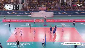 خلاصه والیبال ایران 3 -2 ایتالیا