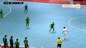 خلاصه فوتسال ایران 1-2 ترکمنستان