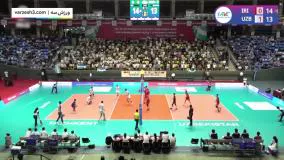 خلاصه والیبال ازبکستان 1-3 ایران