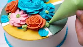 چند مدل ساده دیزاین کیک تولد