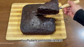 آموزش کیک شکلاتی با موز کیک تولد