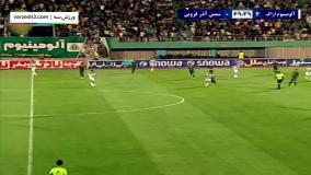 خلاصه بازی آلومینیوم اراک 2-0 شمس آذر