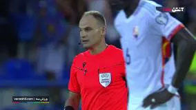 خلاصه بازی آذربایجان 0 -1 بلژیک