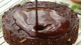 درست کردن کیک شکلاتی یخچالی