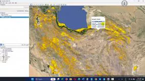 گوگل ارث اراضی زیرکشت کل  ایران